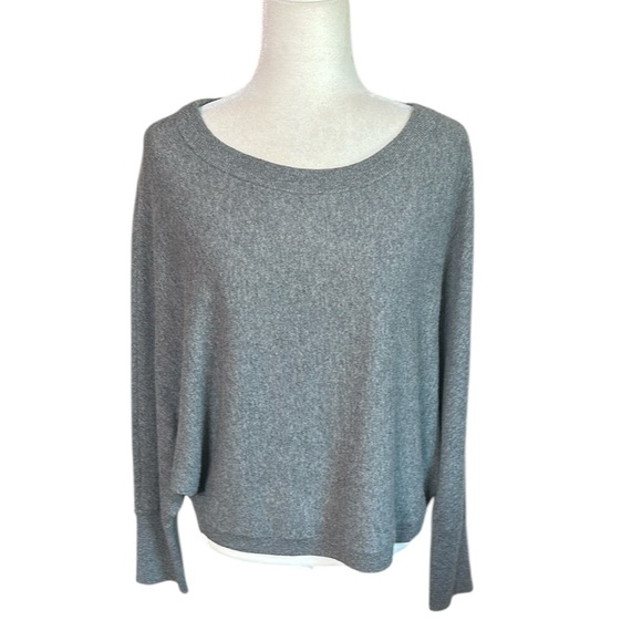 Vince Heather Gray 100% Cashmere Sweater Dolman Sleeve  Size M - Picture 1 of 7